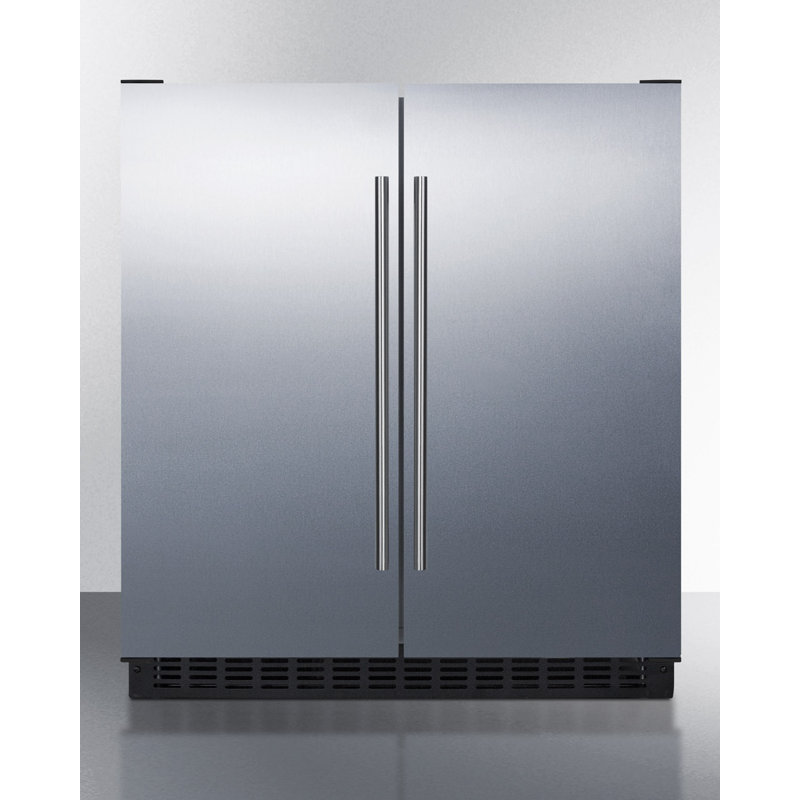 Summit Liance 29 5 Inch 4 Cu Ft Convertible Convertible Undercounter Refrigerator With Freezer