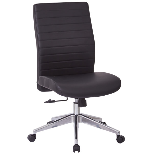 Osp Furniture High Back Armless Executive Chair Wayfair