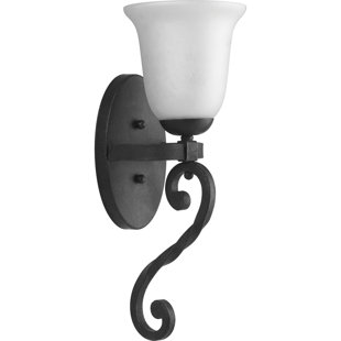 Black Wrought Iron Sconces Wayfair Beachwood 1 Light Wall Sconce