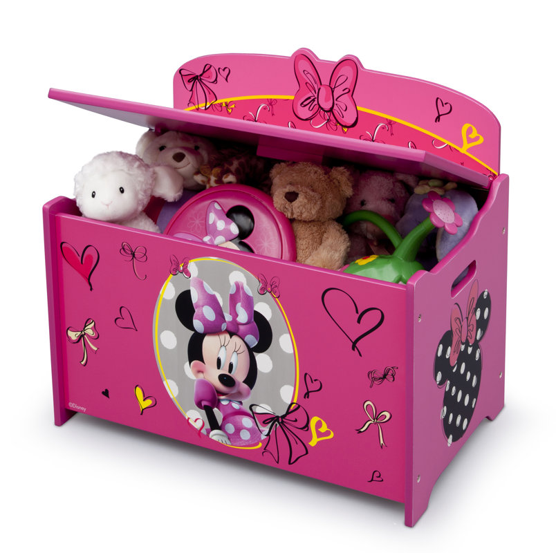 Delta Children Minnie Mouse Deluxe Toy Box & Reviews Wayfair