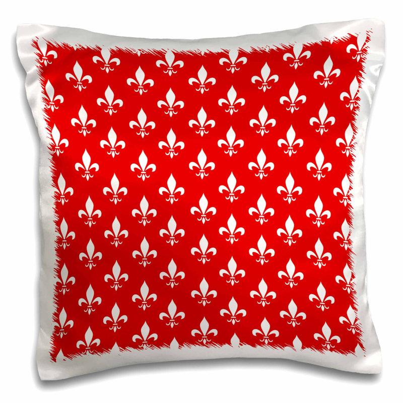 East Urban Home Fleur De Lis Pillow Cover Wayfair Fleur De Lis Pillow Cover