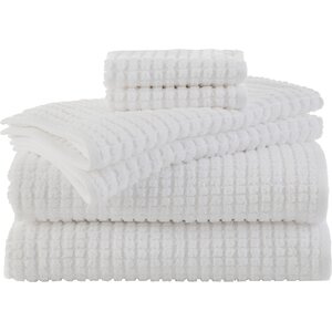 Staybright Texture 6 Piece Towel Set