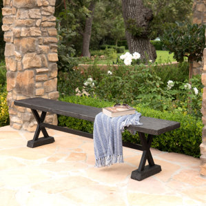 Cervantes Outdoor Bench by Gracie Oaks
