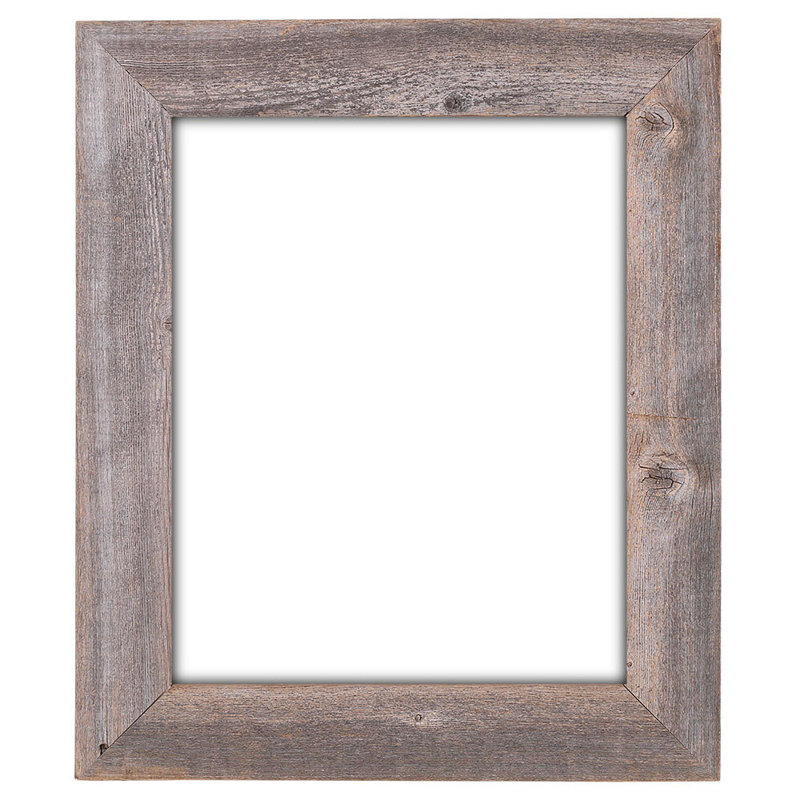 RusticDecor Reclaimed Barn Wood Extra Wide Wall Picture Frame & Reviews