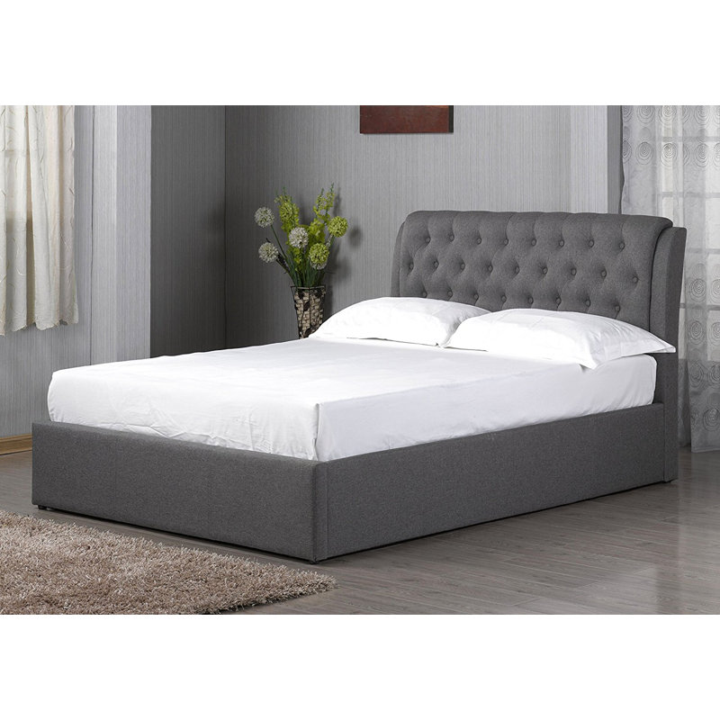 Three Posts Enola Upholstered Ottoman Bed Reviews Wayfair Co Uk Enola Upholstered Ottoman Bed
