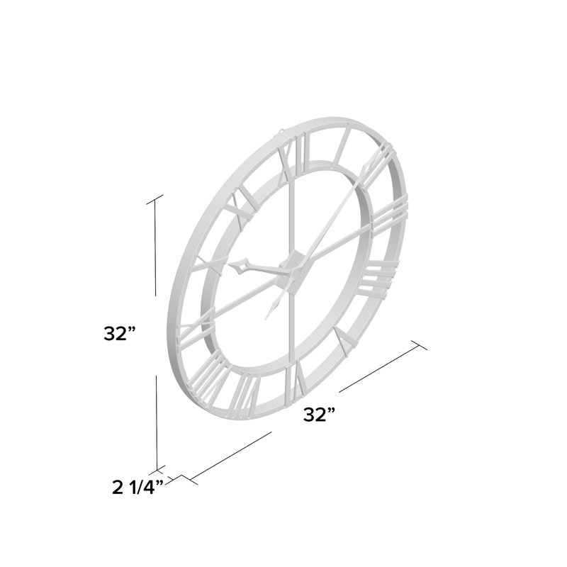 Howard Miller Gallery Oversized 32" Lacy Quartz Wall Clock & Reviews
