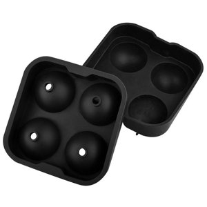 Wong Sphere Whiskey Silicone Ice Ball Mold, Set of 2 (Set of 2)