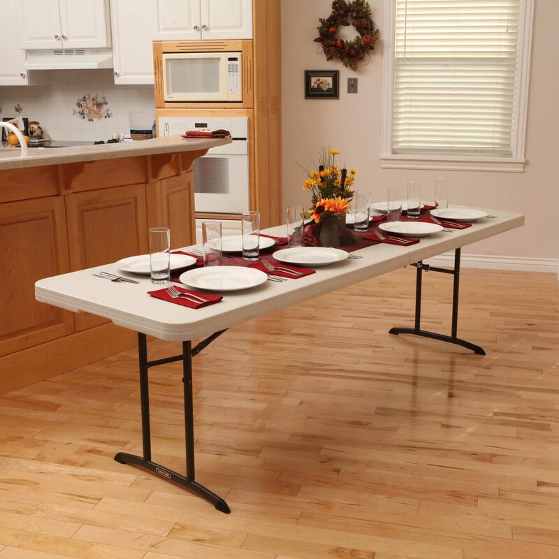 Lifetime 96" Rectangular Folding Table & Reviews | Wayfair