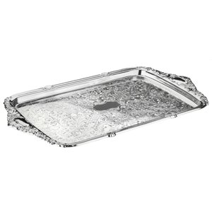 Queen Anne Oblong Tray with Integral Handle