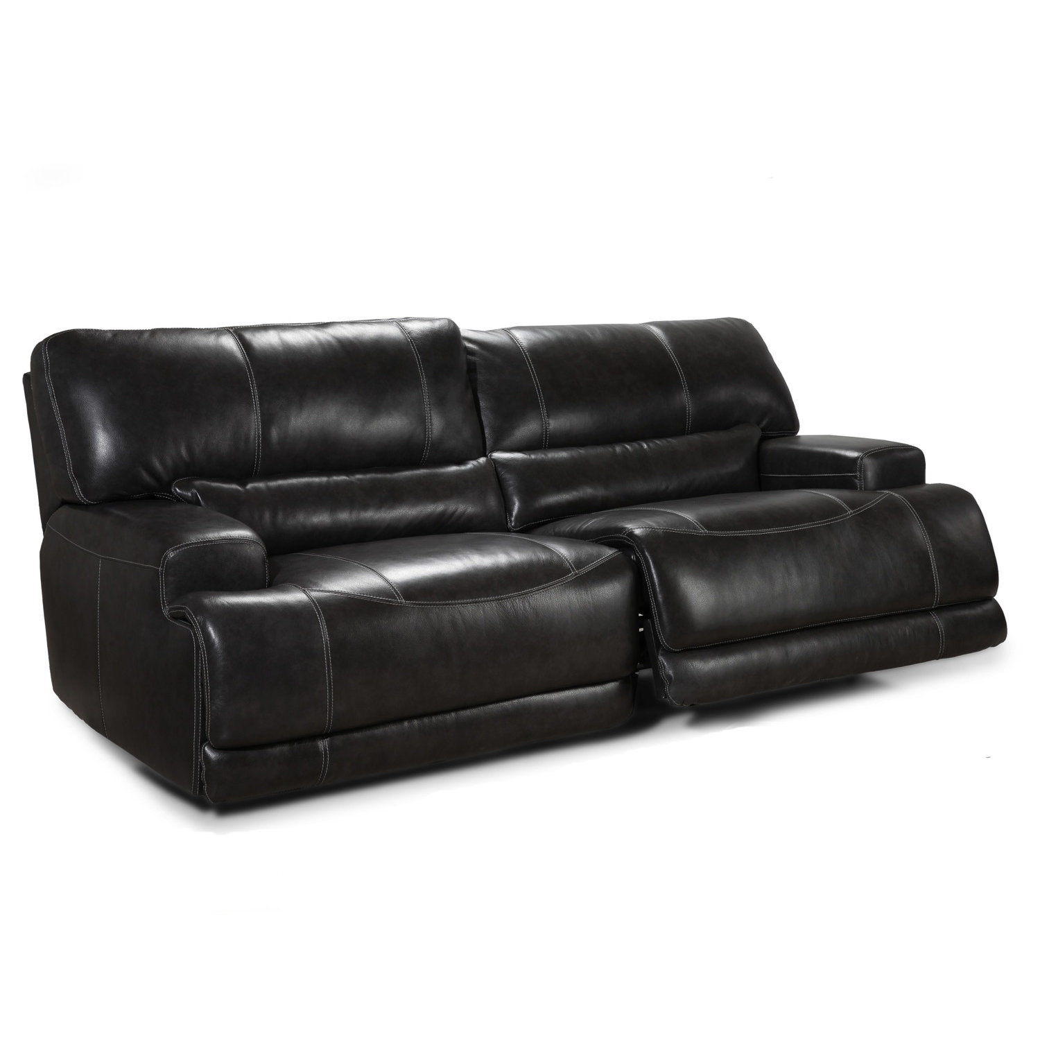 LYKE Home Power Leather Reclining Sofa