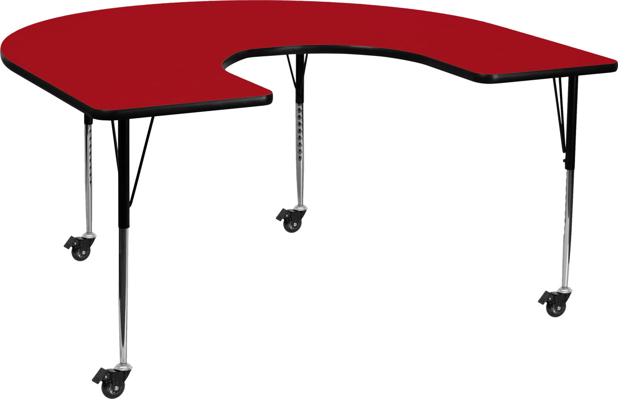 Flash Furniture 66" x 60" Horseshoe Activity Table & Reviews Wayfair