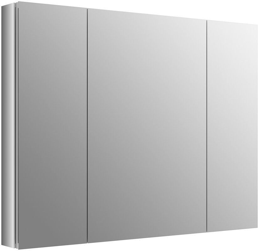 Kohler Verdera 40" W x 30" H Aluminum Medicine with Adjustable Magnifying Mirror and