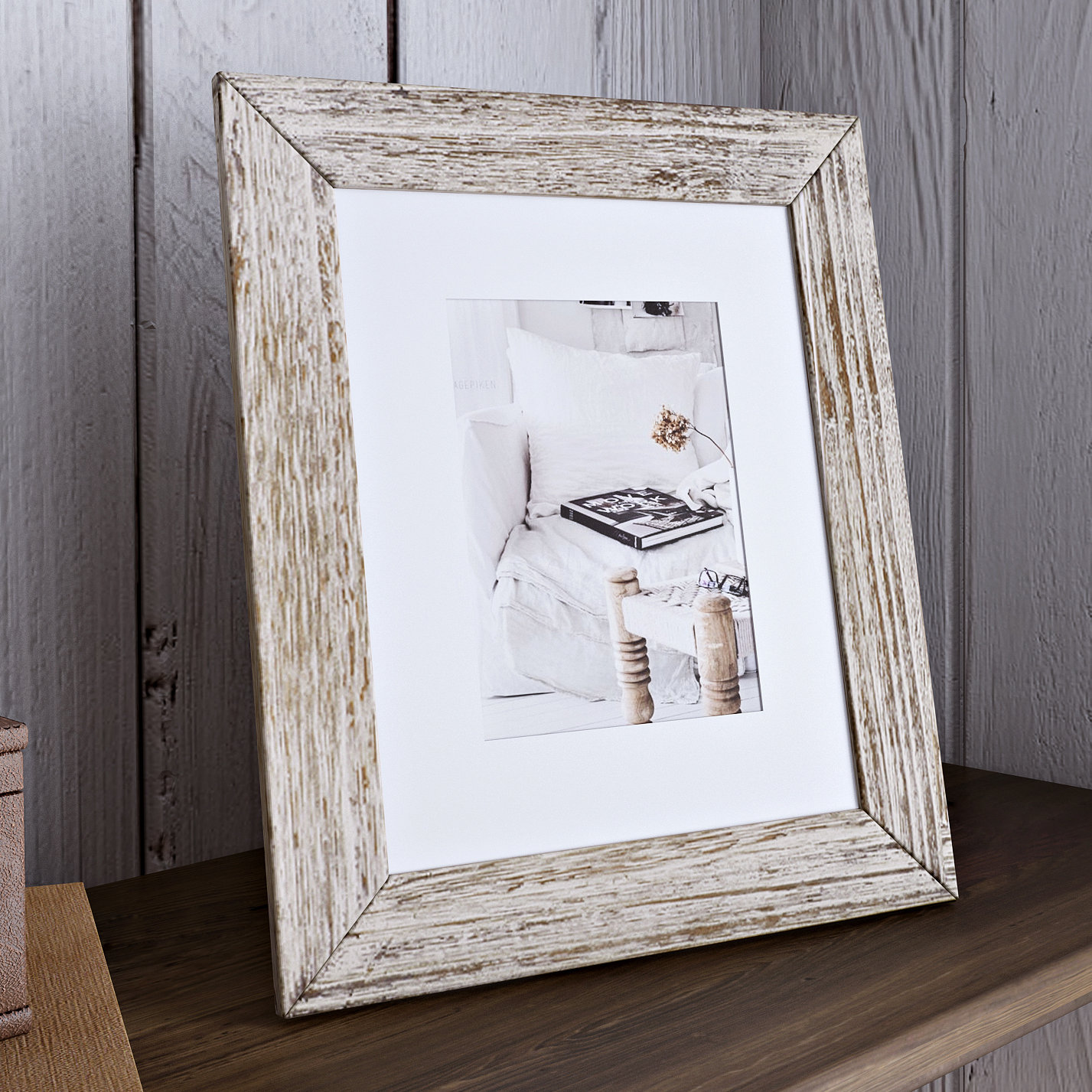 Loon Peak Grey Wood Picture Frame & Reviews Wayfair.ca