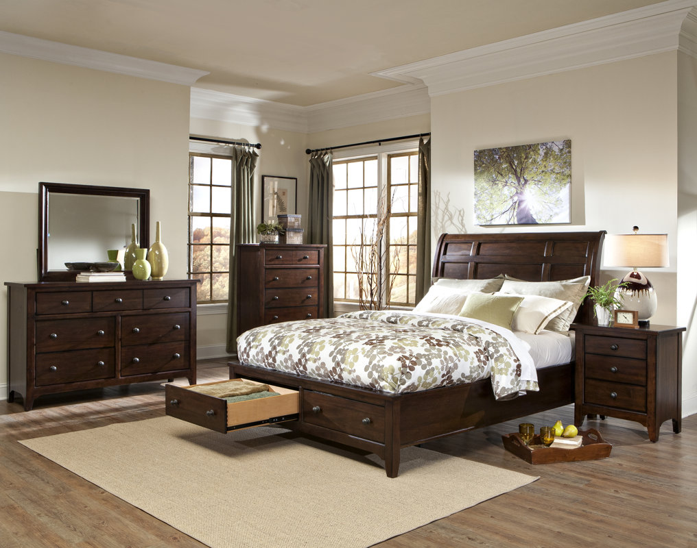 Imagio Home Justine Sleigh Customizable Bedroom Set & Reviews Wayfair