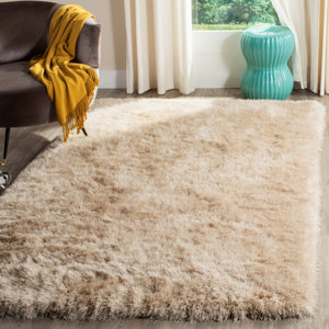 Zion Hand-Tufted Champagne Area Rug