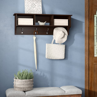 Entryway Shelf With Hooks Wayfair Quickview