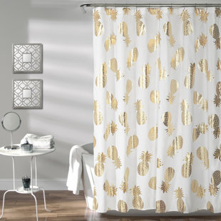 Modern Shower Curtains Allmodern Heinen Pinele Toss Shower Curtain