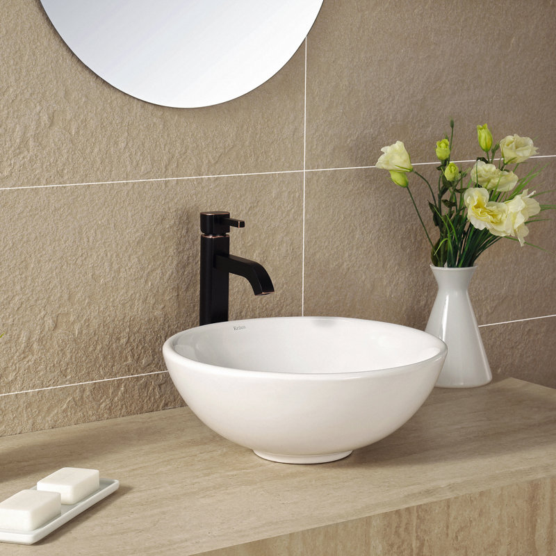 Bathroom Sinks For Sale kraus ceramic circular vessel bathroom sink & reviews | wayfair Bathroom Sinks For Sale kraus ceramic circular vessel bathroom sink & reviews | wayfair