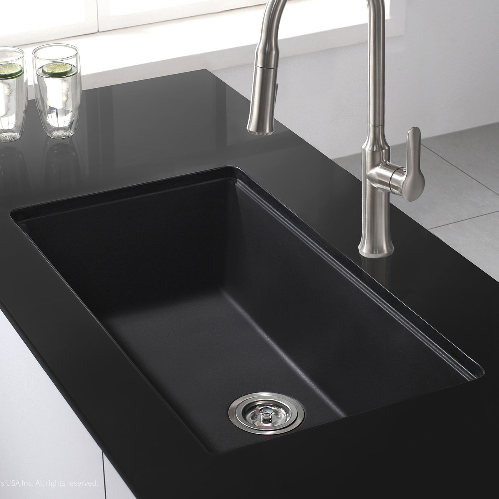 Kraus 30 L X 17 W Undermount Kitchen Sink With Drain Embly Kraus 30 L X 17 W Undermount Kitchen Sink With Drain Embly Reviews Wayfair