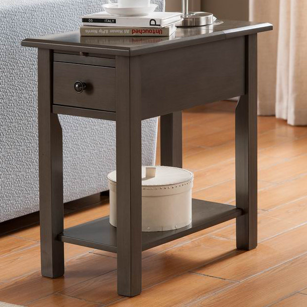 Lundgren Charging End Table With Storage & Reviews Birch Lane