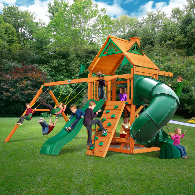Gorilla Playsets Mountaineer Swing Set & Reviews Wayfair