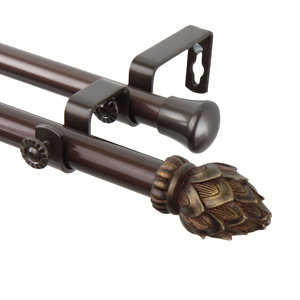Bud Double Curtain Rod