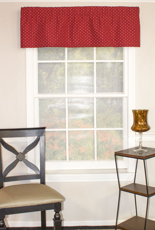 RLF Home Sutton Straight Curtain Valance & Reviews Wayfair