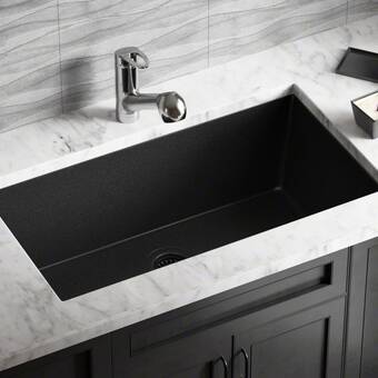 Mrdirect Granite Composite 33 L X 18 W Undermount Kitchen