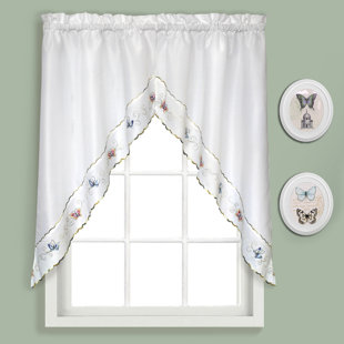 Red Swag Curtains Wayfair
