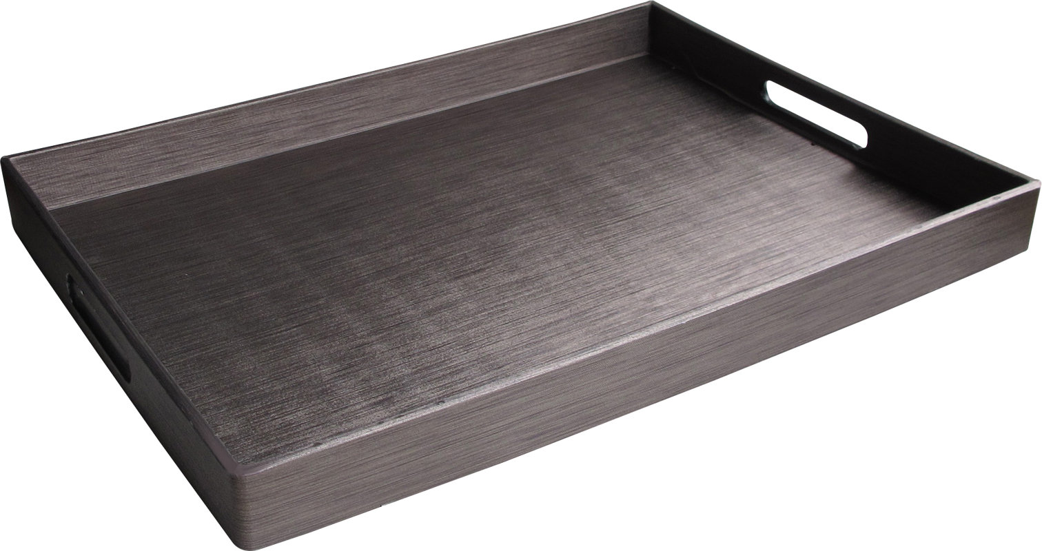 Mercury Row Rectangle Gray Serving Tray Reviews Wayfair Rectangle Gray Serving Tray