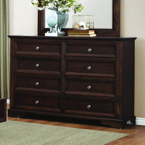 Eunice 8 Drawer Double Dresser by Homelegance