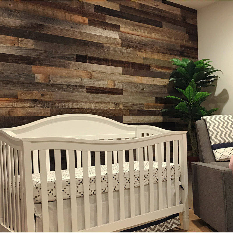 Plankandmill 3 Reclaimed Barnwood L And Stick Wall Paneling Plankandmill 3 Reclaimed Barnwood L And Stick Wall Paneling Reviews Wayfair