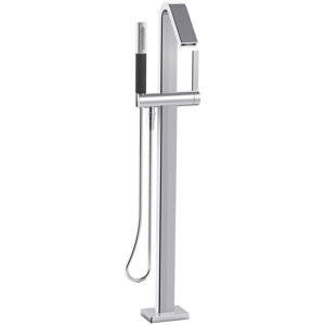 Loure Floor Mount Bath Filler with Hand Shower