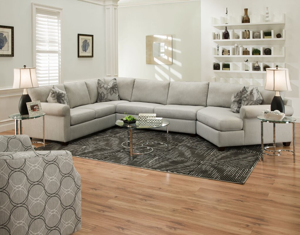 Bauhaus Ross Pique Gravel Sectional & Reviews | Wayfair