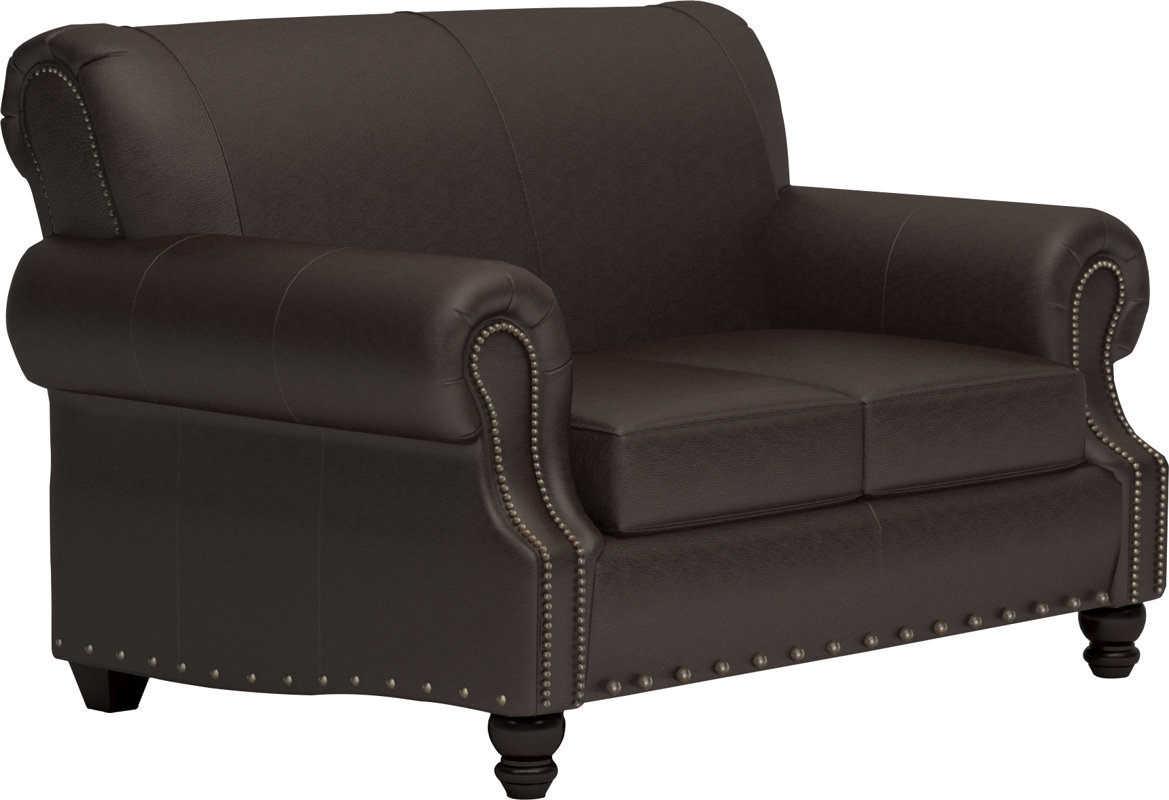 Birch Lane™ Landry Leather Loveseat & Reviews Wayfair