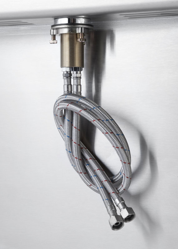 Trinity 23" x 23" Single Stainless Steel Utility Sink with ...