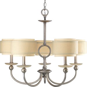 Frieda 5-Light Shaded Chandelier