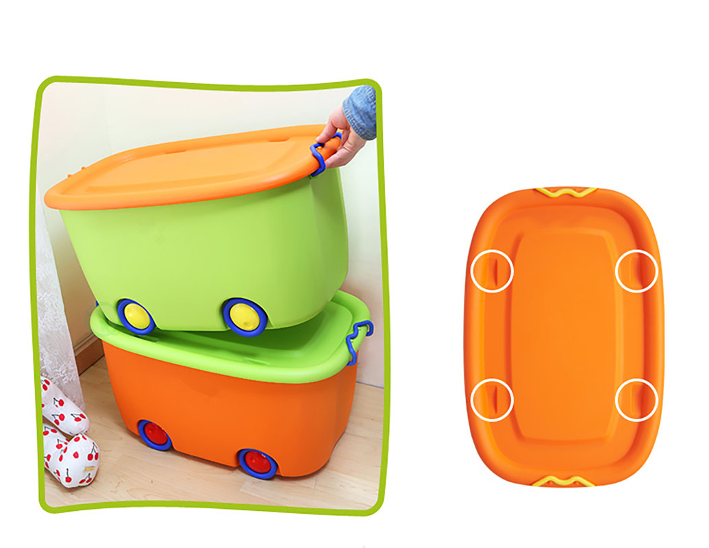 Basicwise Stackable Storage Toy Box & Reviews Wayfair