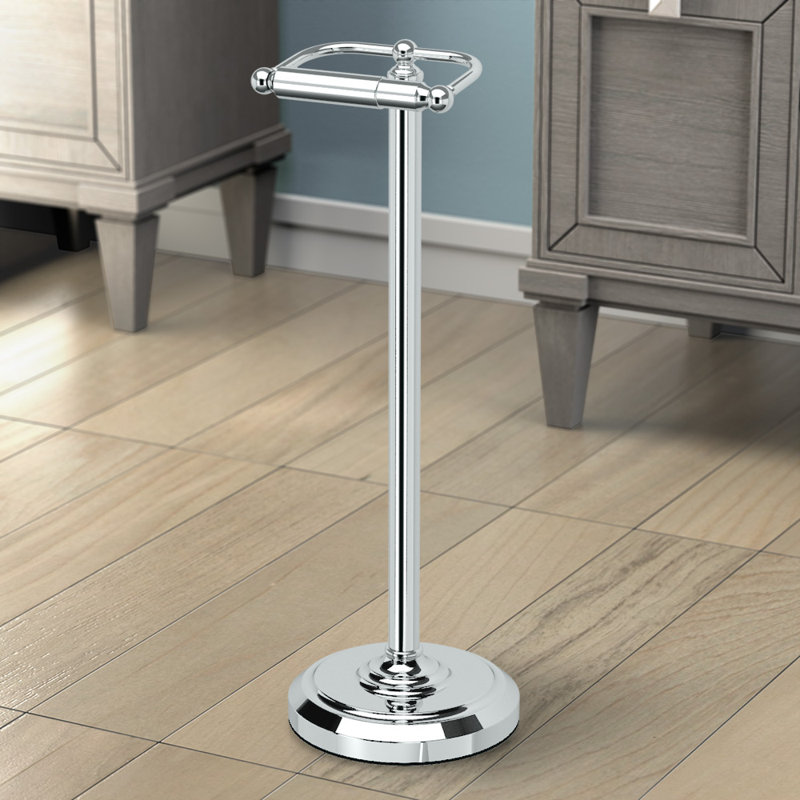 Gatco Bath Accessories Free Standing Toilet Paper Holder ...