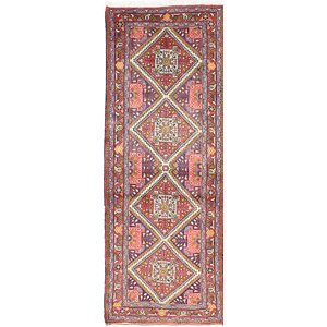 One-of-a-Kind Roodbar Hand-Knotted Blue/Red Area Rug
