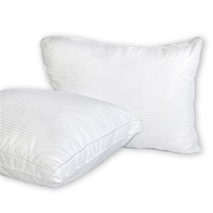Medium Firmness Gusseted Fiber Pillow (Set of 2)