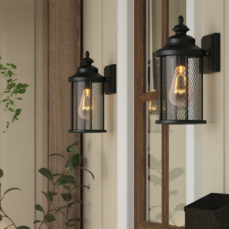Laurel Foundry Modern Farmhouse Torrence 1 Light Outdoor Wall Torrence 1 Light Outdoor Wall Lantern