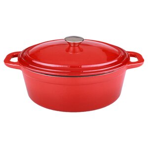 8 Qt. Cast Iron Oval Dutch Oven