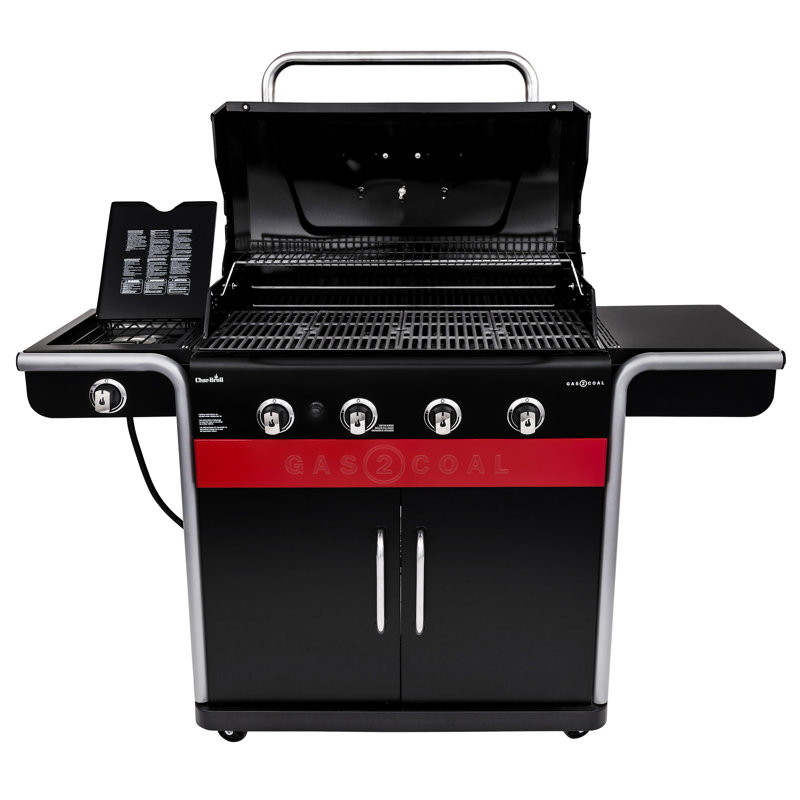 Charbroil Gas2coal 4 Burner Propane Gas And Charcoal Grill Reviews Charbroil Gas2coal 4 Burner Propane Gas And Charcoal Grill Reviews Wayfair