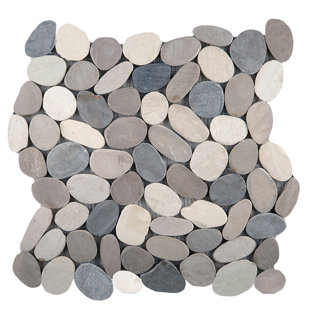 Flat Pebble Tile Wayfair Flat Venetian Pebbles 12 X Mosaic Tile In Medici Blend