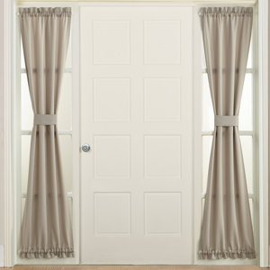 Groton Solid Room Darkening Rod Pocket Single Curtain Panel