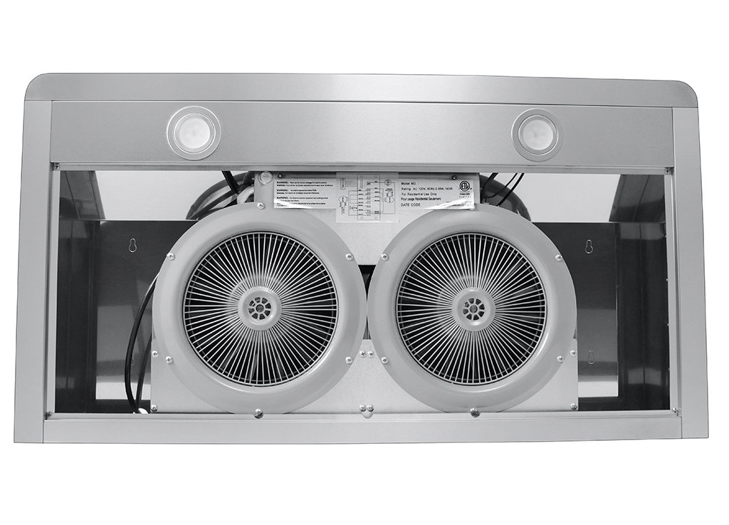 ProLine Range Hoods 36" 600 CFM Ducted Under Range Hood