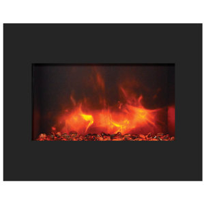 Zero Clearance Wall Mount Electric Fireplace by Amantii