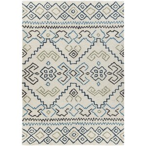 Chartwell Hand-Woven Wool Cream Area Rug