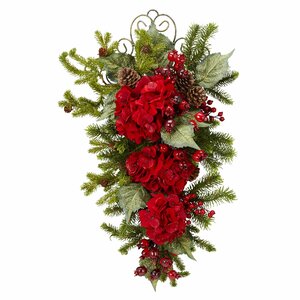 Christmas Hydrangea Garland